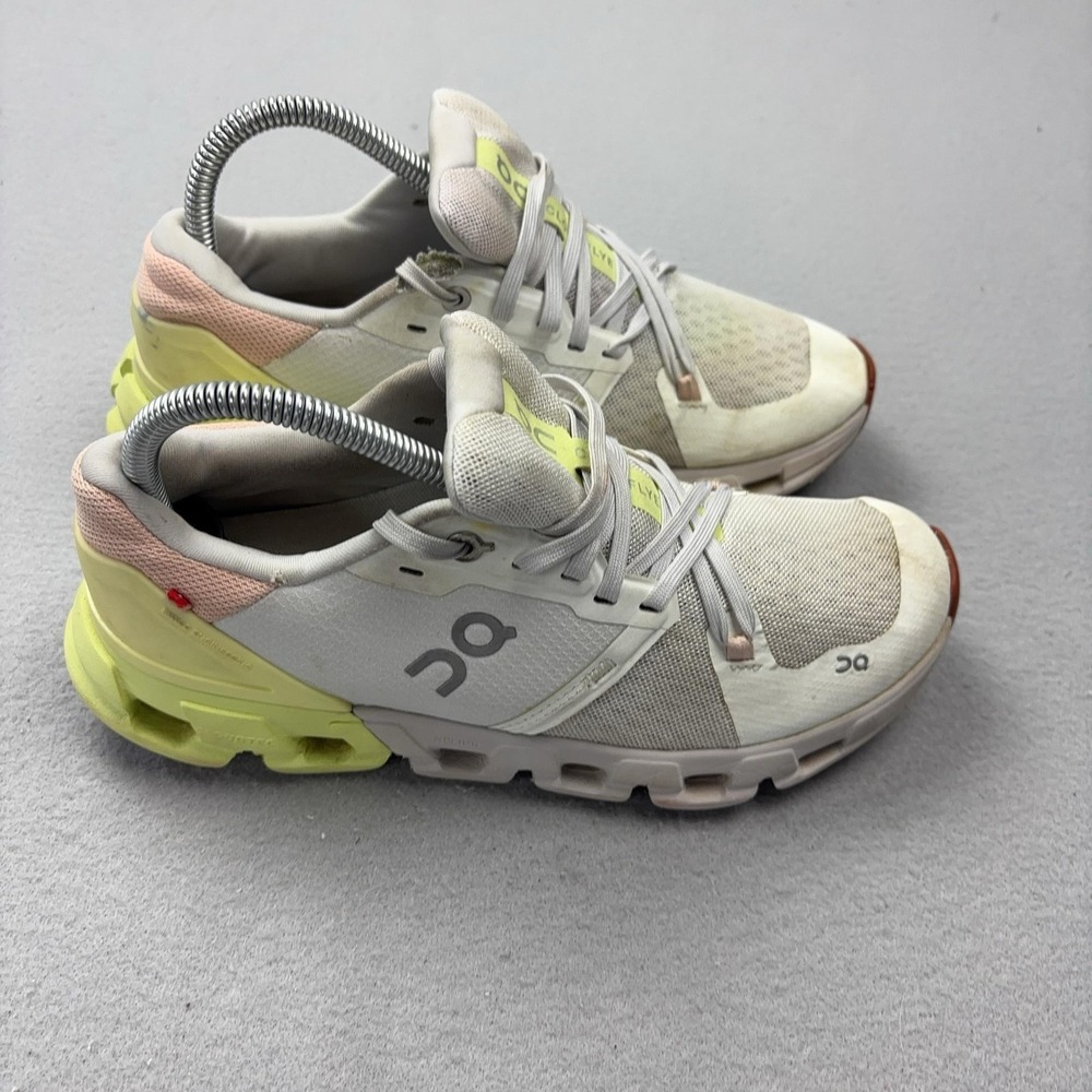 On Cloudflyer Shoes Womens Size 7 White CloudTec Running Sneakers Mesh 71.98249